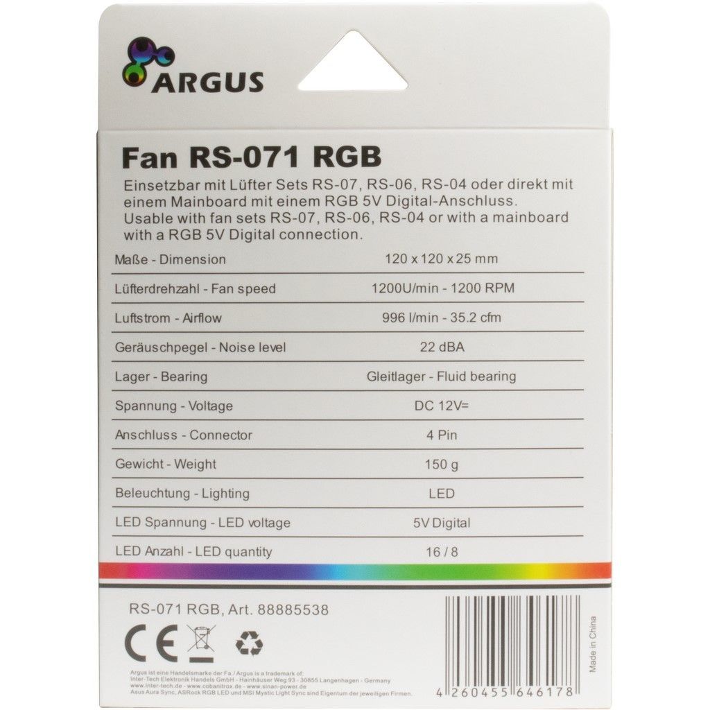 Inter-Tech ARGUS RS-071 RGB