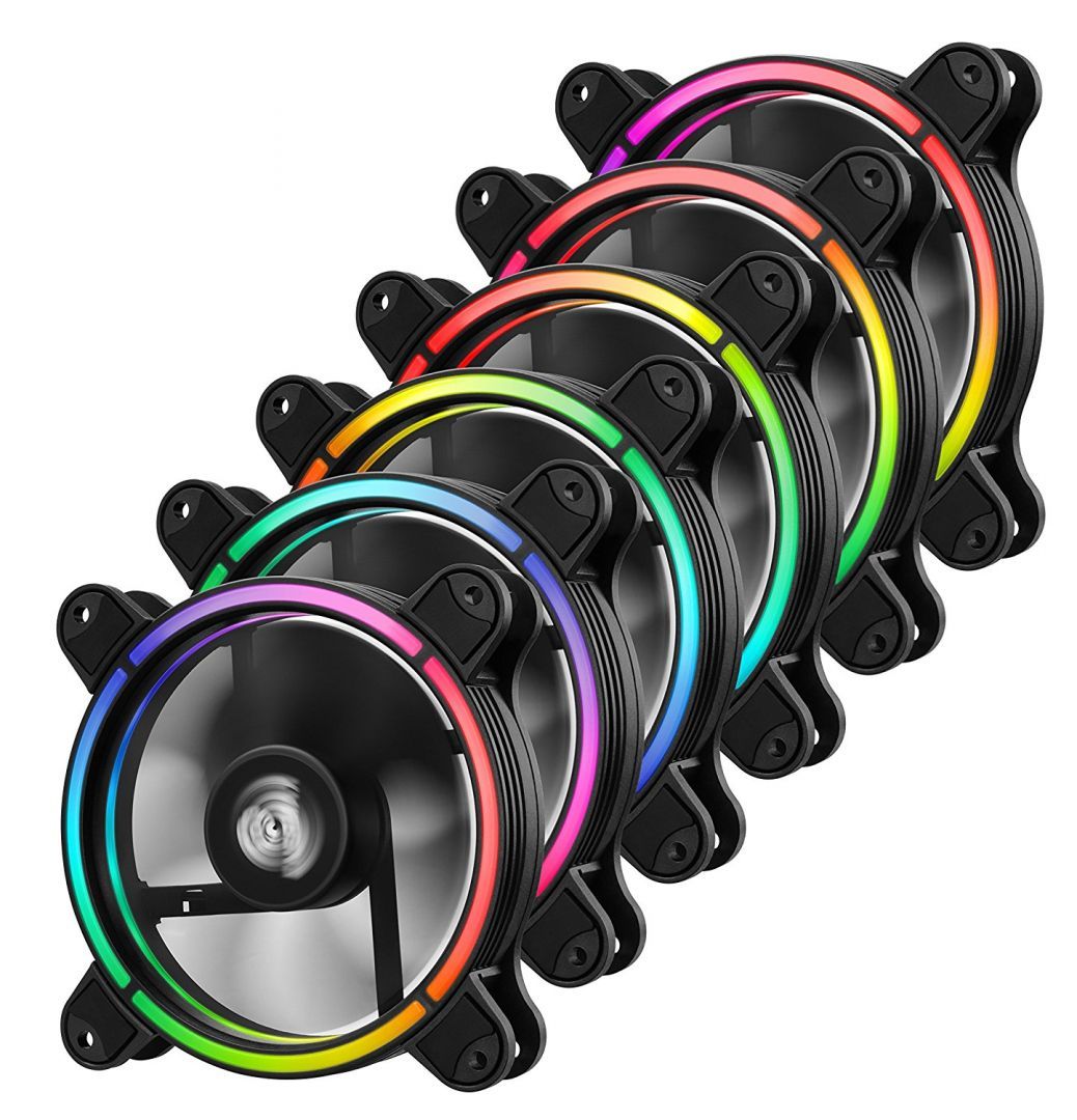 Enermax Intros T.B. RGB Fans with Exclusive 4-ring RGB Visual Effects (6 pack)