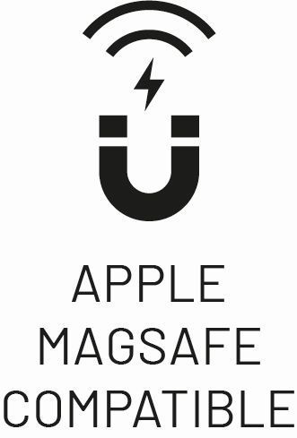 FIXED MagFlow Hátlap with Magsafe support Apple iPhone 12/12 Pro, Fekete
