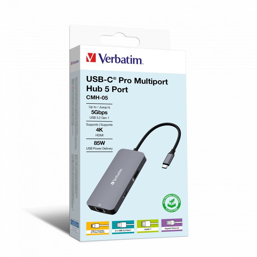 Verbatim CMH-05 5 Ports USB-C Pro Multiport Hub