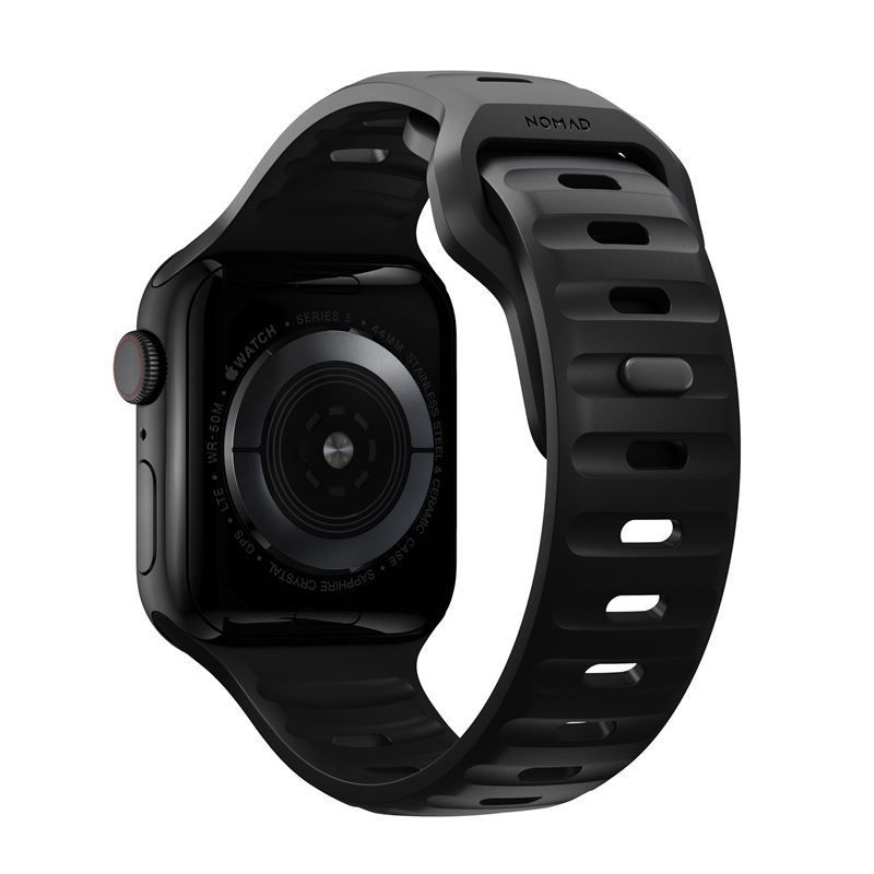 Nomad Sport Strap M/L, black - Apple Watch Ultra (49mm) 8/7 (45mm)/6/SE/5/4 (44mm)/3/2/1 (42mm)