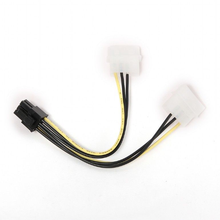 Gembird CC-PSU-6 Internal power adapter cable for PCI-Express 6 pin to Molex x 2 pcs