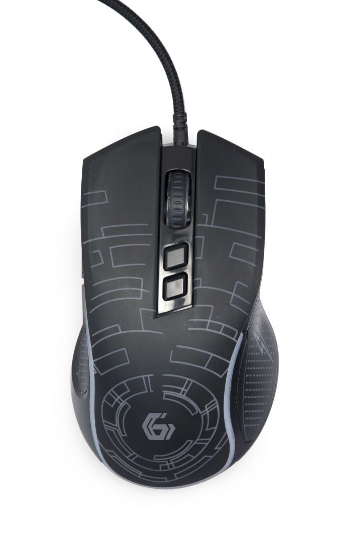Gembird MUSG-RGB-01 Gaming mouse Black