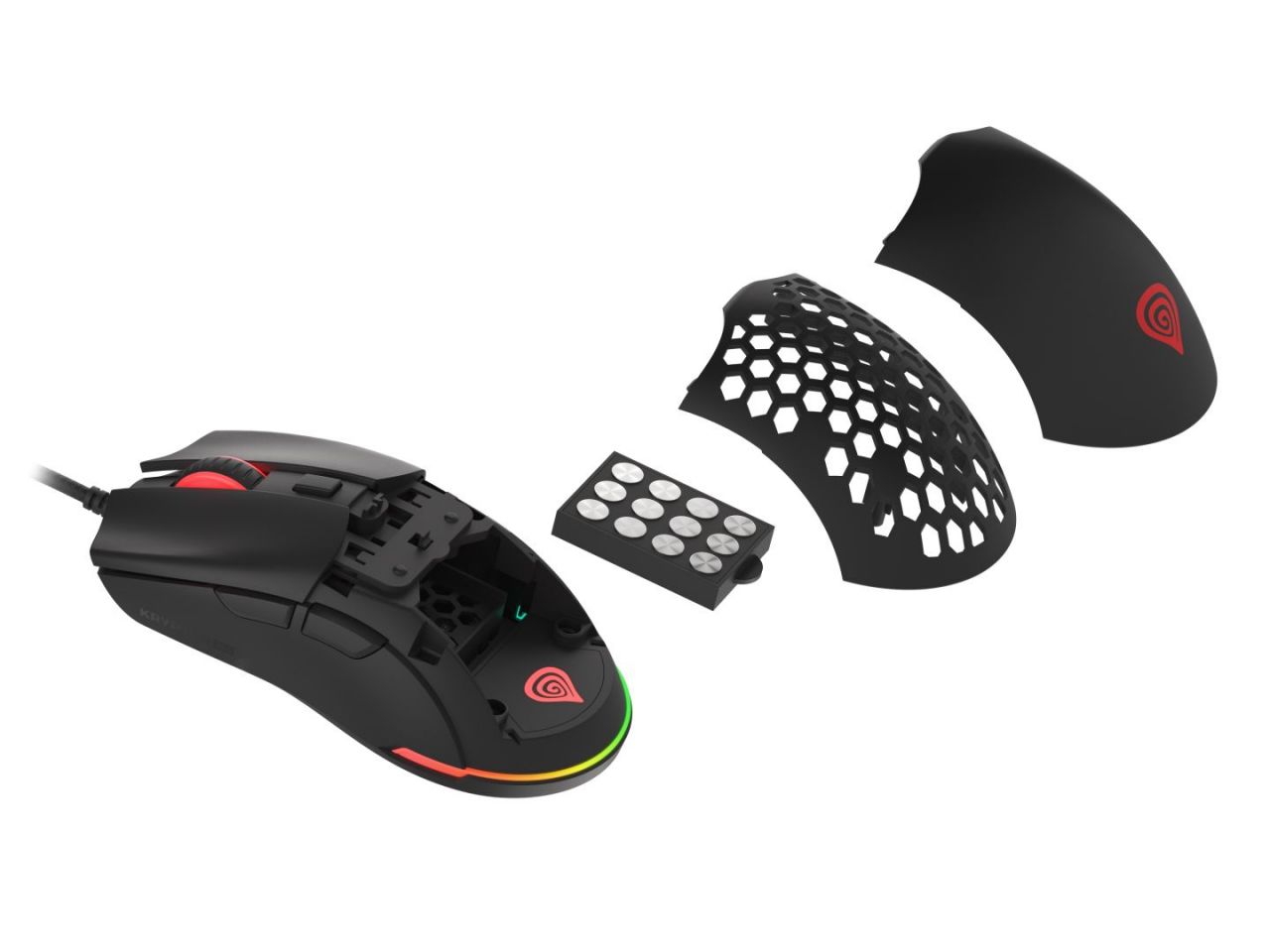 Genesis Krypton 750 RGB Gaming Mouse Black