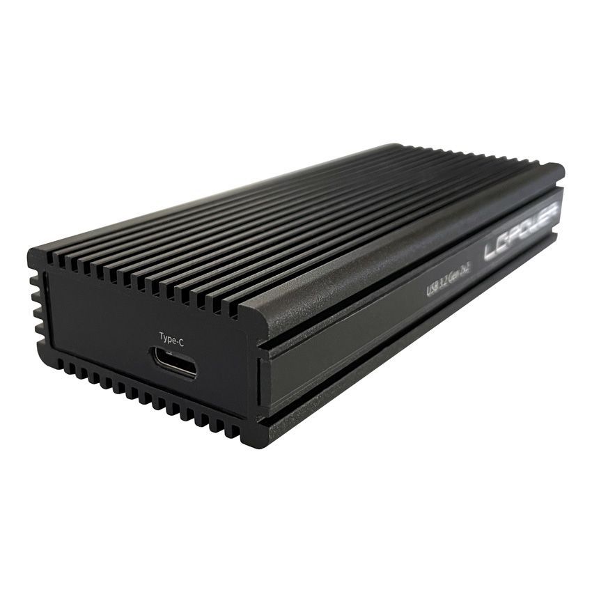LC Power LC-M2-C-NVME-2X2 M.2 NVMe SSD Enclosure Black