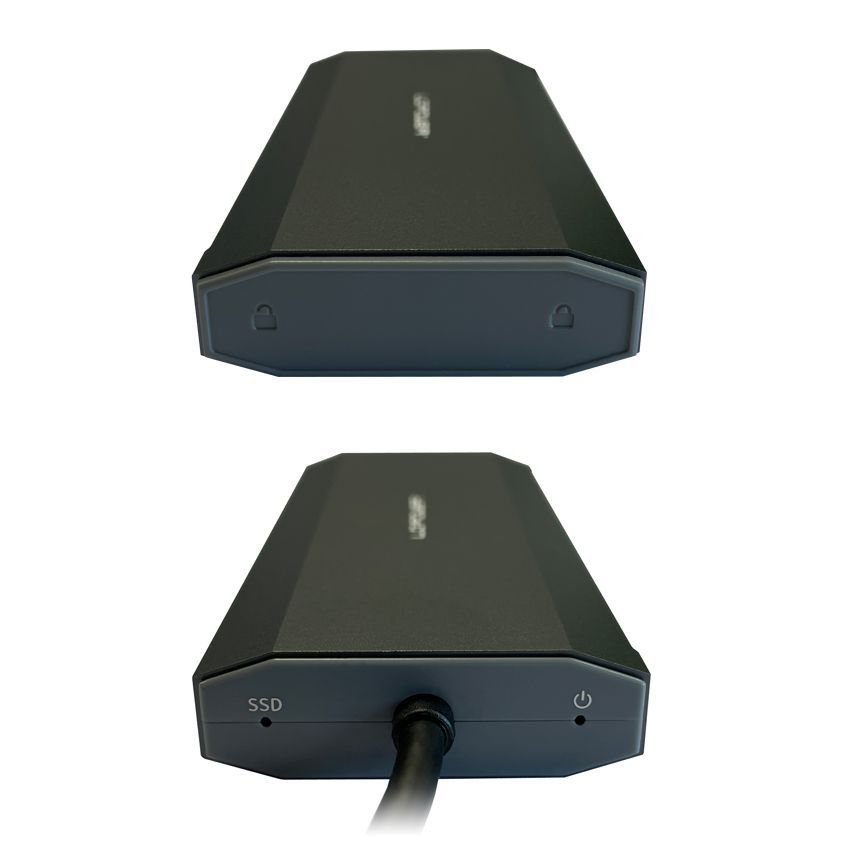 LC Power LC-HUB-C-MULTI-7-M2 USB hub/M.2 SSD enclosure Black
