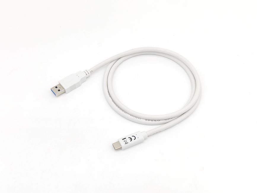 EQuip USB-C 3.2 Gen1 to USB-A cable 2m White