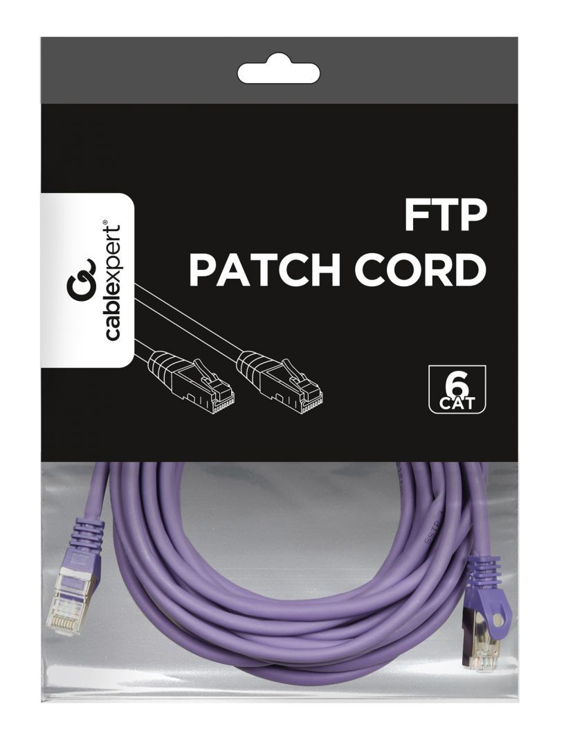 Gembird CAT6 F-UTP Patch Cable 3m Purple