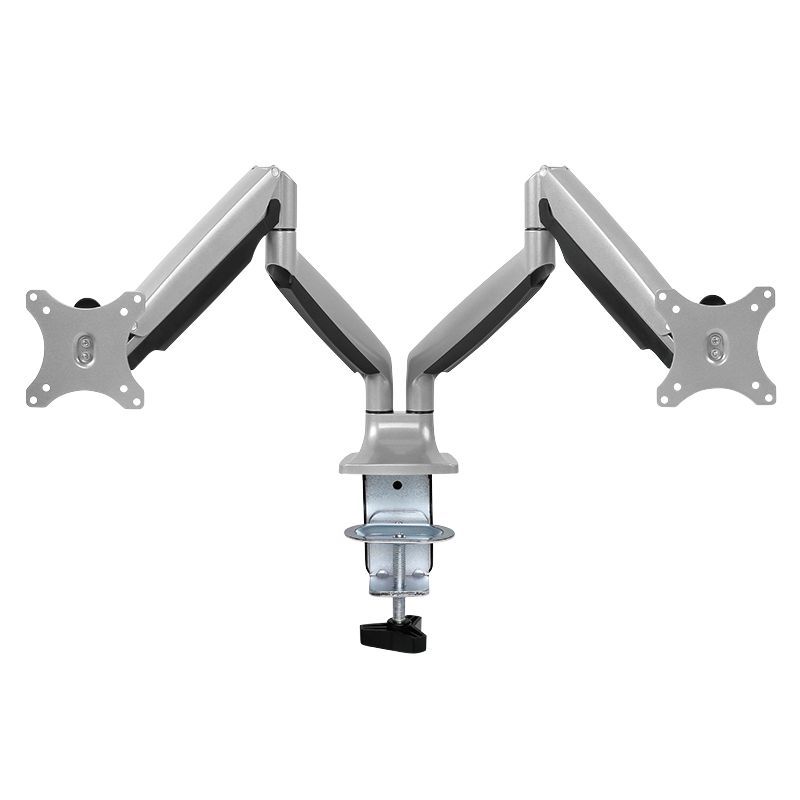 Logilink BP0043 Dual Alumium Monitor Desk Mount Tilt Silver