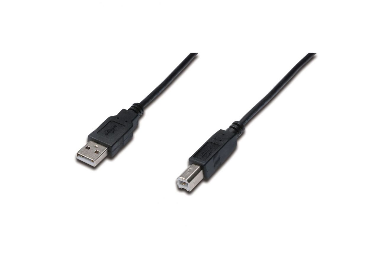 Assmann USB connection cable, type A - B 3m Black