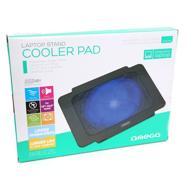 Platinet Omega Laptop Cooler Pad Breeze Black
