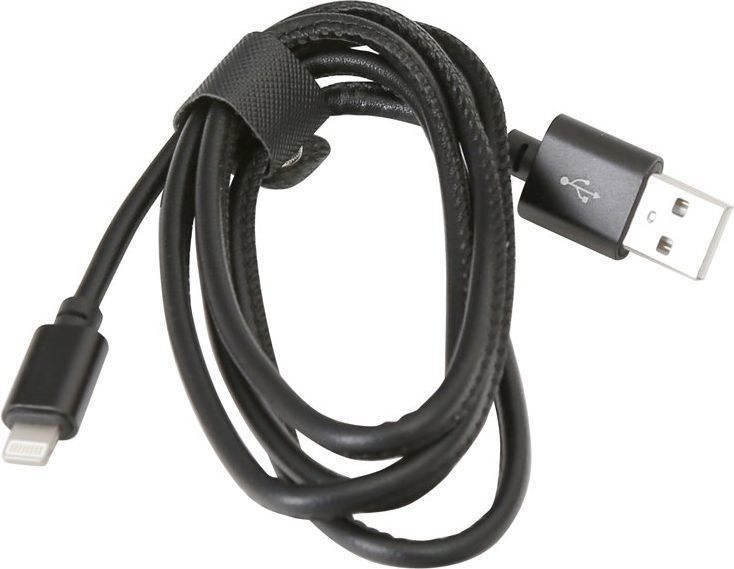 Platinet PUCLIP1B USB to Lightning Leather Cable 1m Black
