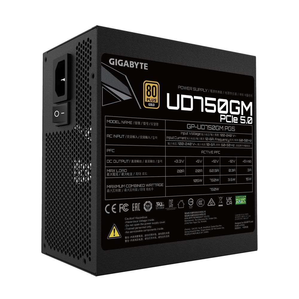 Gigabyte 750W 80+ Gold UD750GM PG5