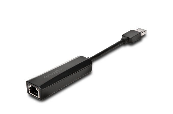 Kensington UA0000E USB-A Ethernet Adapter Black