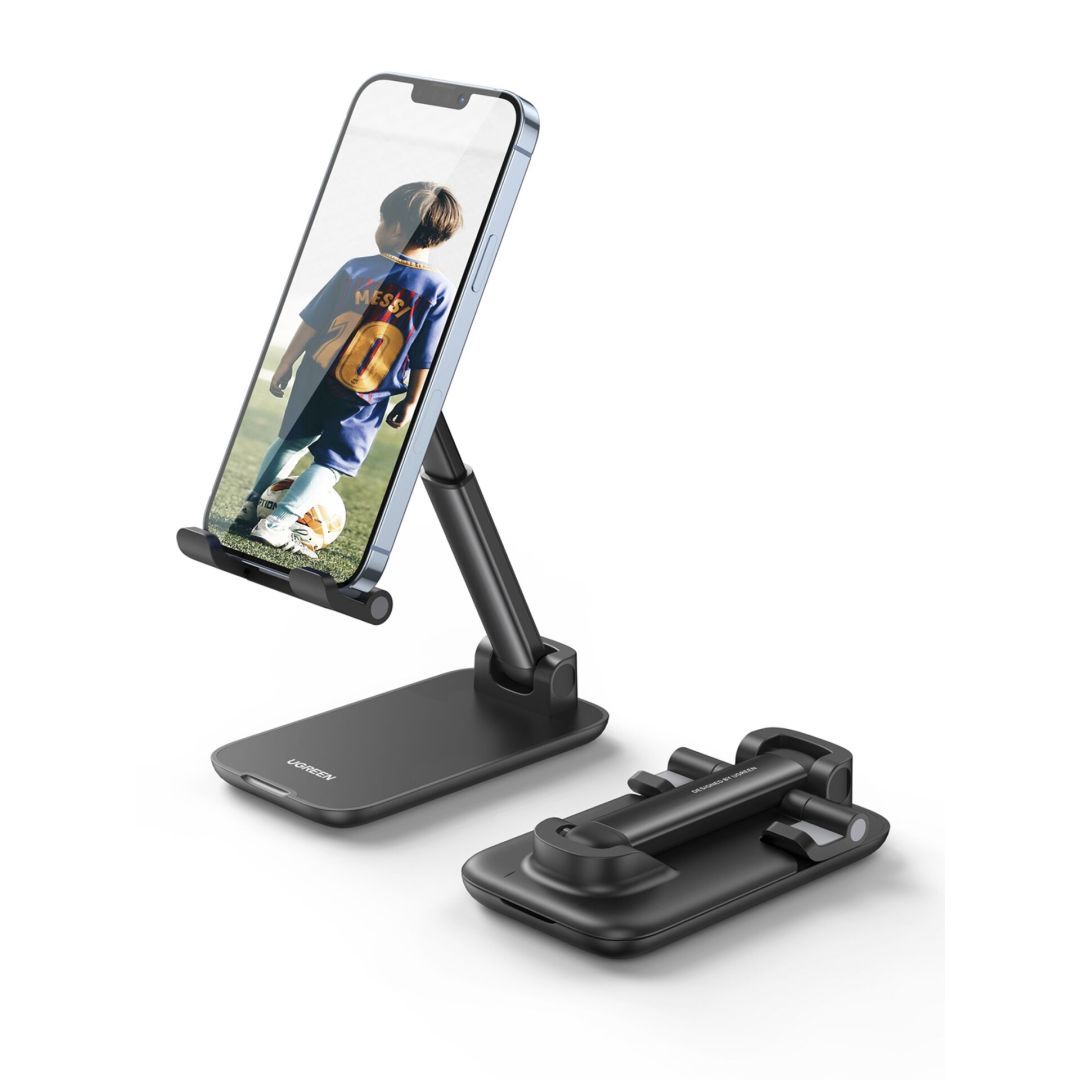 UGREEN Foldable Multi-Angle Phone Desktop Stand Black
