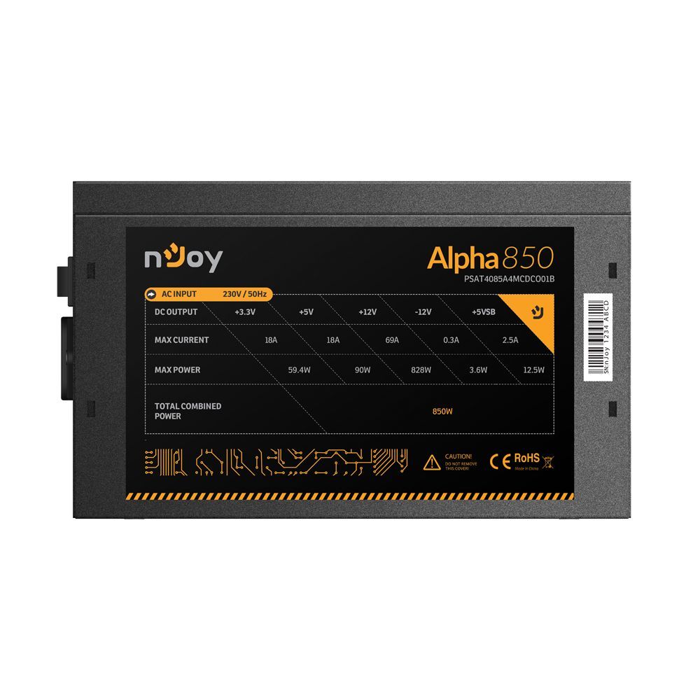 Njoy 850W 80+ Gold Alpha 850