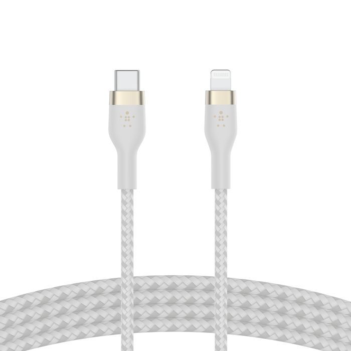 Belkin USB-C to Lightning male/male cable 2m White