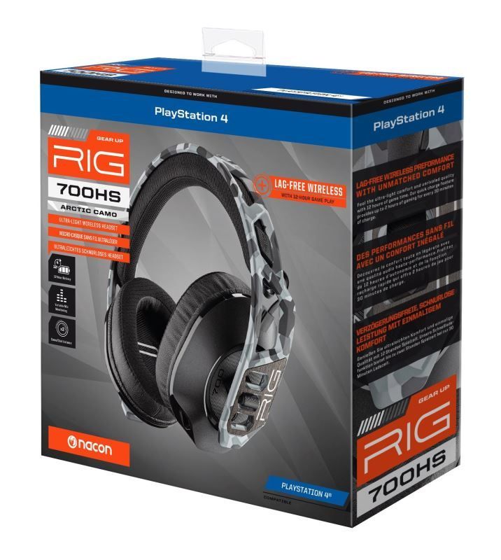 Nacon RIG 700HS Wireless Gaming Headset Artic Camo