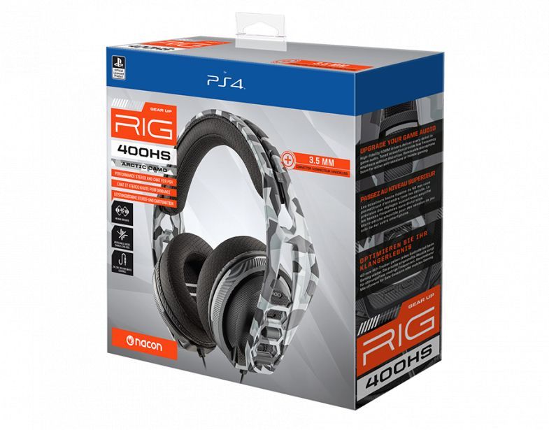 Nacon RIG 400HSCAMO Gaming Headset for PS4 Camo