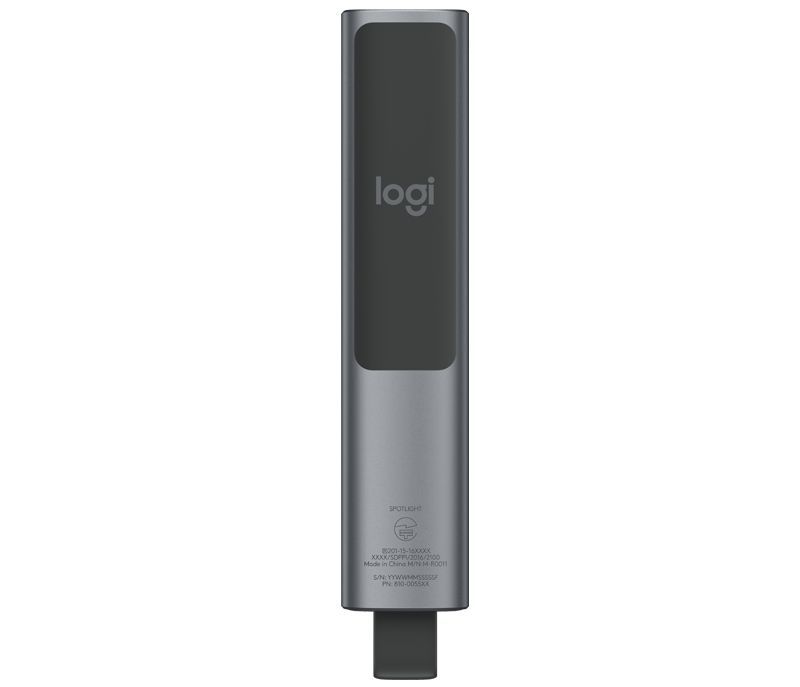 Logitech Spotlight Plus Presentation Remote Wireless Presenter Digital Laser Grey