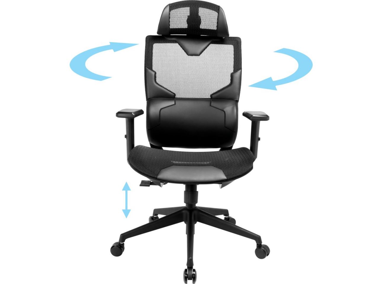Sandberg ErgoFusion Gaming Chair Black