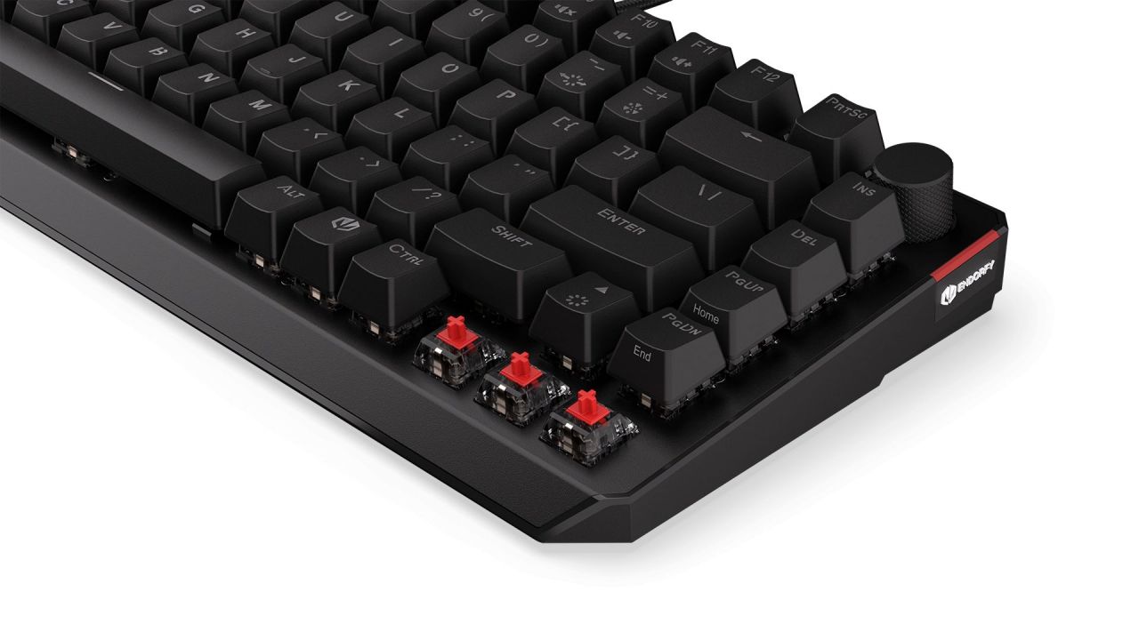 Endorfy Thock 75% Red Switch Mechanical Keyboard Black US