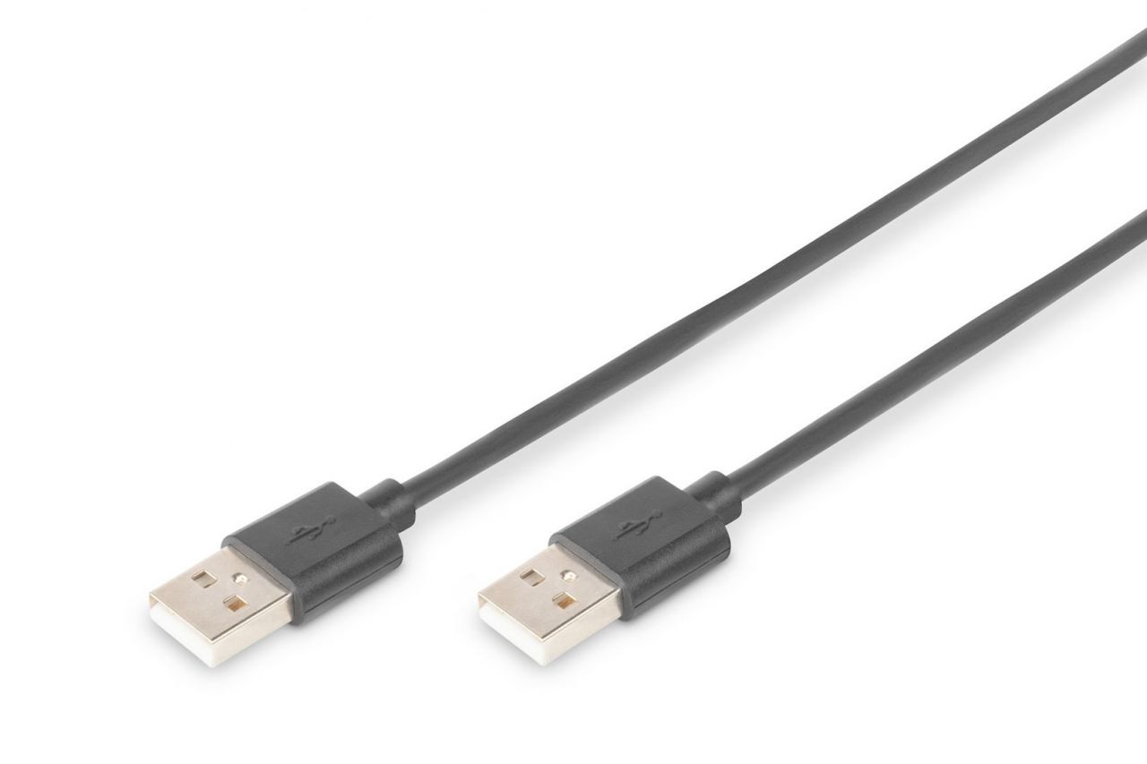 Assmann USB 2.0 connection cable, type A 1,8m Black