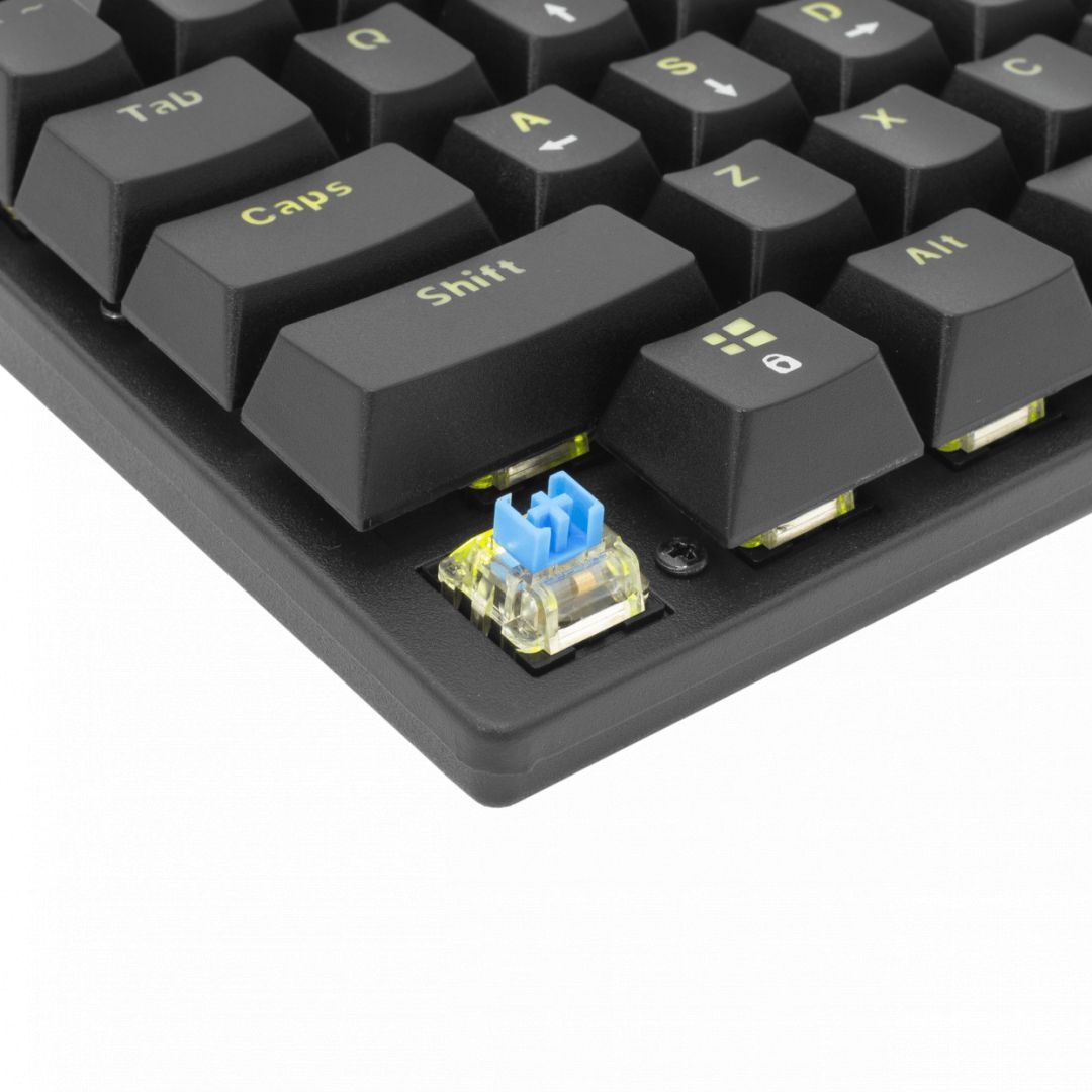White Shark GK-2107 Commandos Elite Blue Switch Mechanical Gaming Keyboard Black US