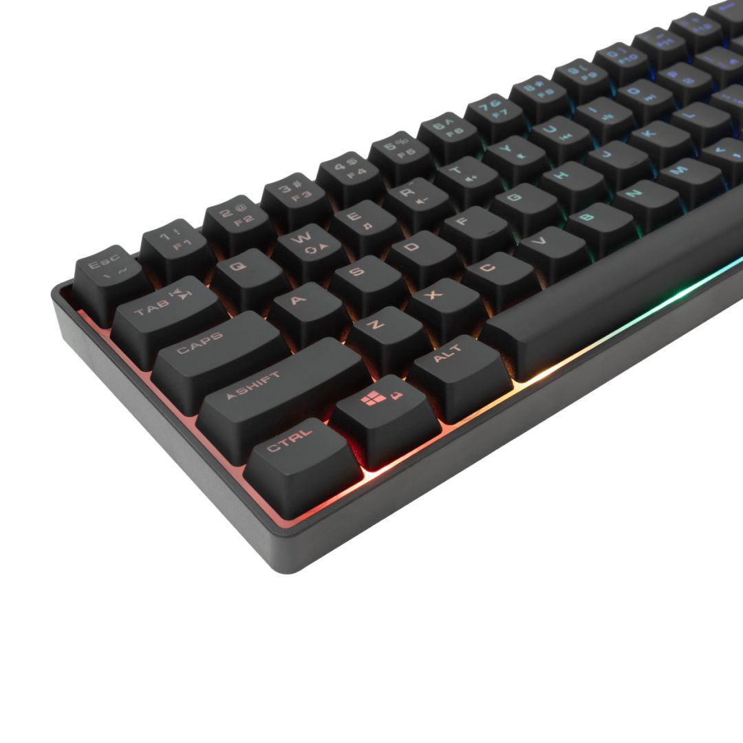 White Shark GK-001114B Gladius RGB Gaming keyboard Black US