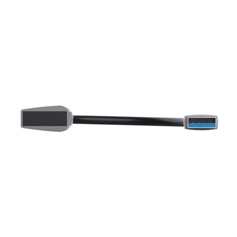 Trust Halyx 4-portos USB3.2 HUB Aluminium Grey