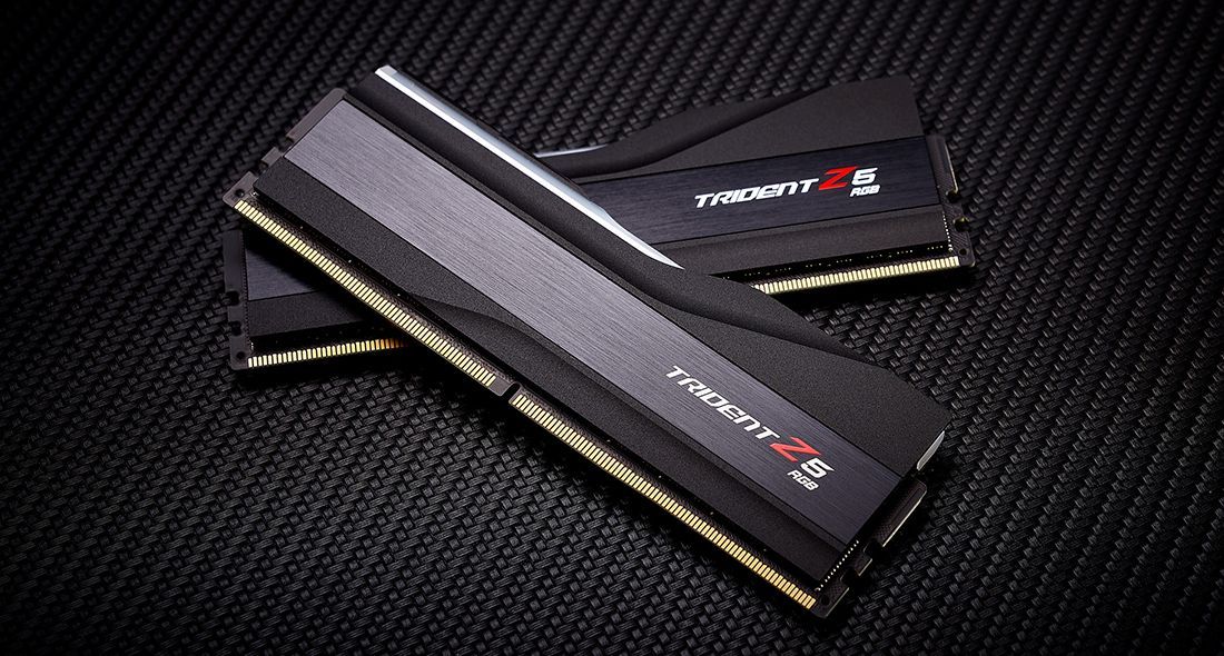 G.SKILL 64GB DDR5 6000MHz Kit(2x32GB) Trident Z5 RGB Black