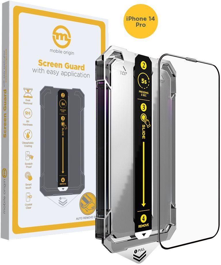 Mobile Origin Screen Guard iPhone 14 Pro with easy application