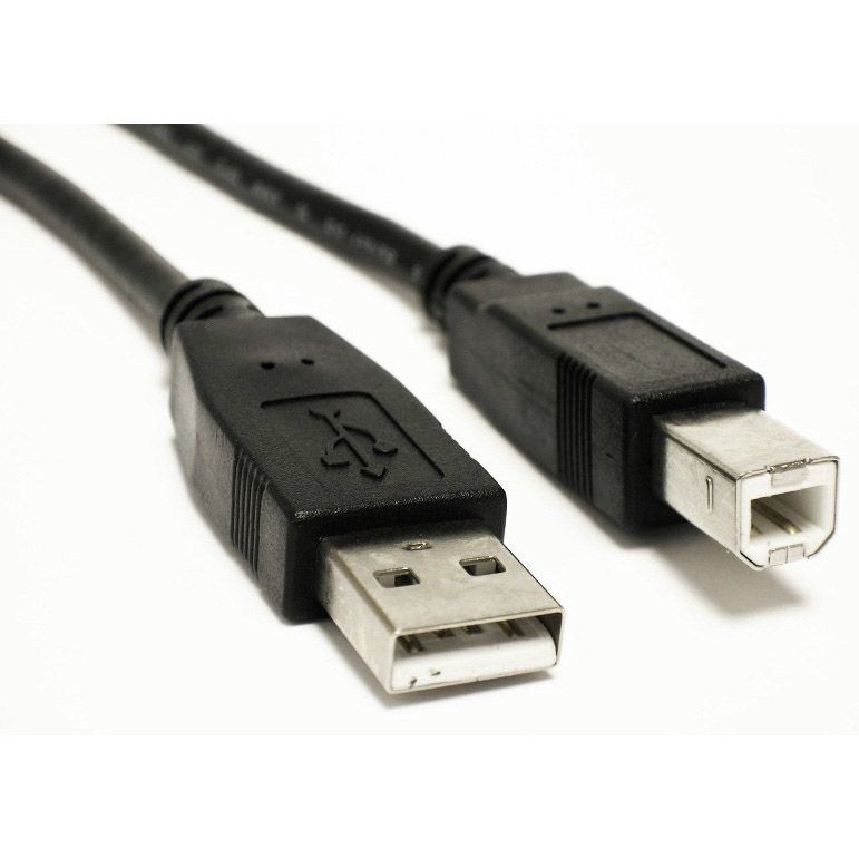 Akyga AK-USB-04 USB A / USB B cable 1,8m Black