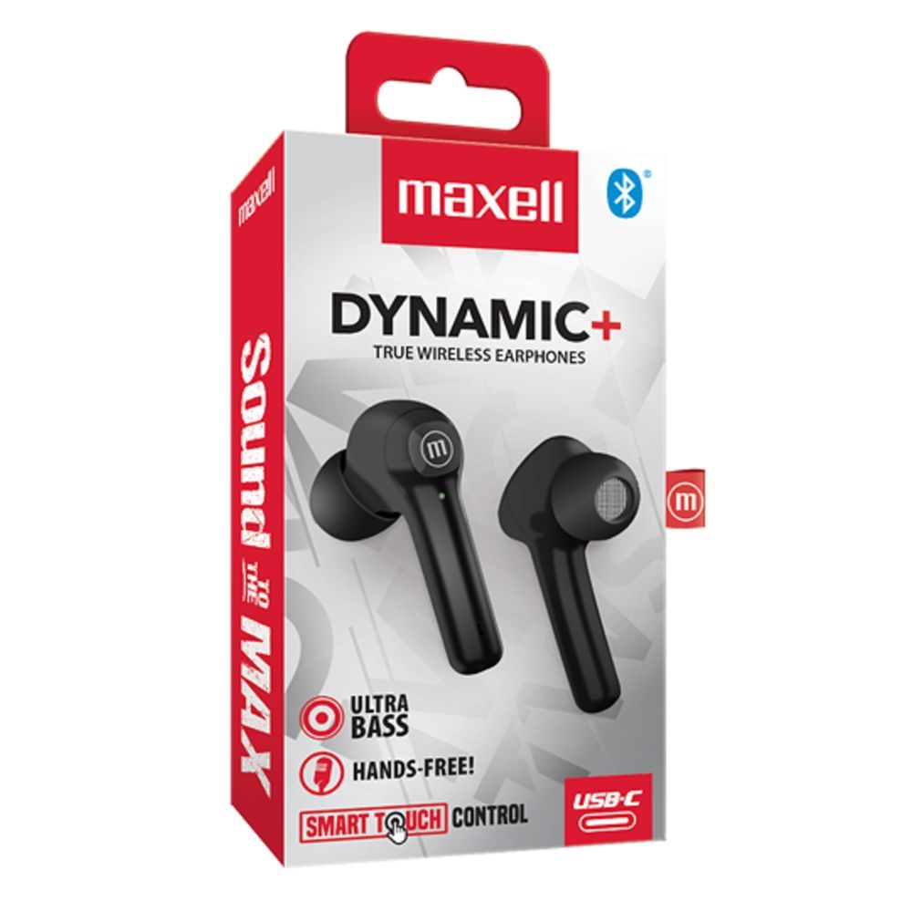 Maxell Dynamic + TWS Bluetooth Headset Black