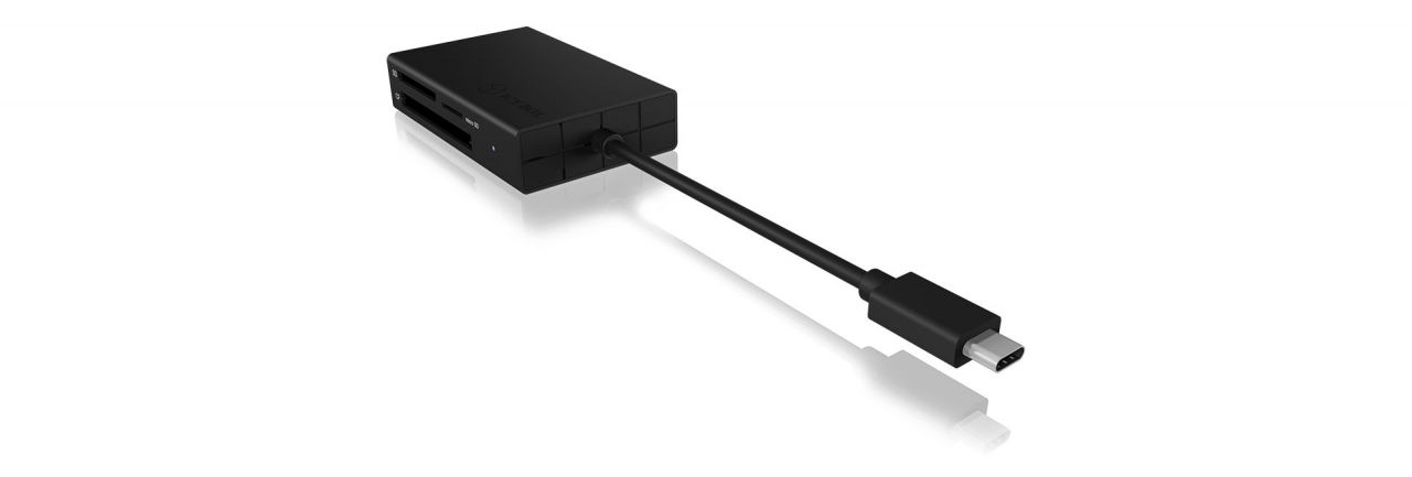 Raidsonic IcyBox IB-CR401-C3 External Multi with Type-C USB3.0 interface Card Reader Black
