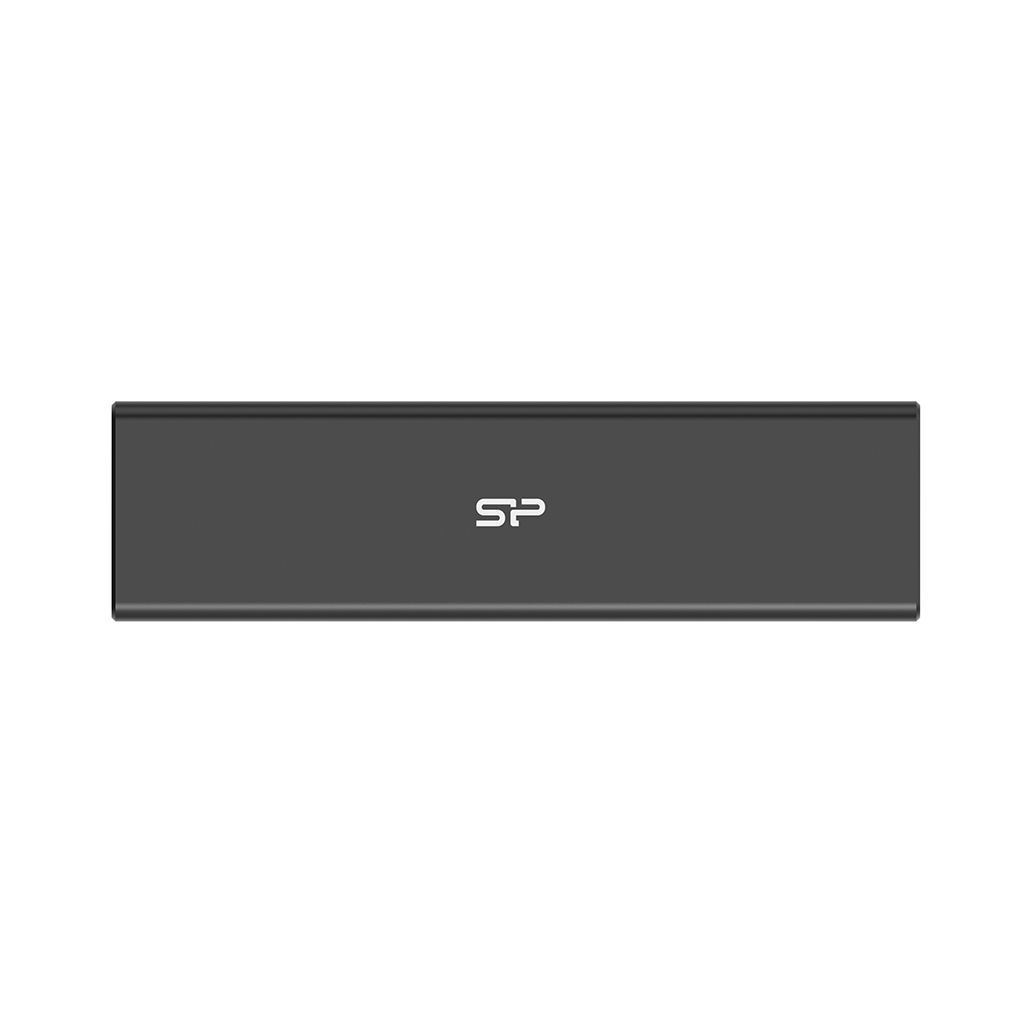 Silicon Power PD60 M.2 NVMe/SATA SSD > USB 3.2 Gen2 Type-C Enclosure Black