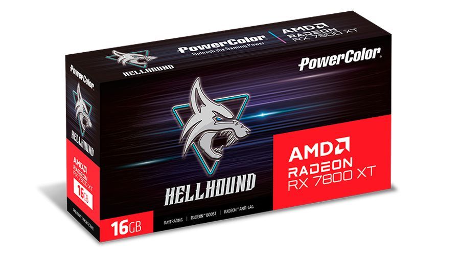 PowerColor RX7800 XT 16GB DDR6 Hellhound