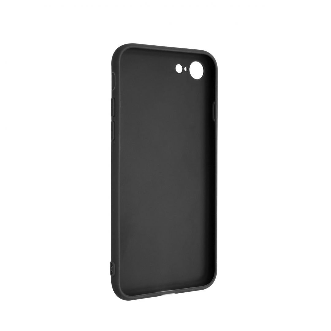 FIXED gumírozott tok Apple iPhone 7/8/SE (2020) készülékhez, fekete