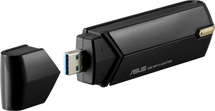 Asus USB-AX56 AX1800 USB3.0 Dual-Band Wi-Fi Adapter Black/Gold