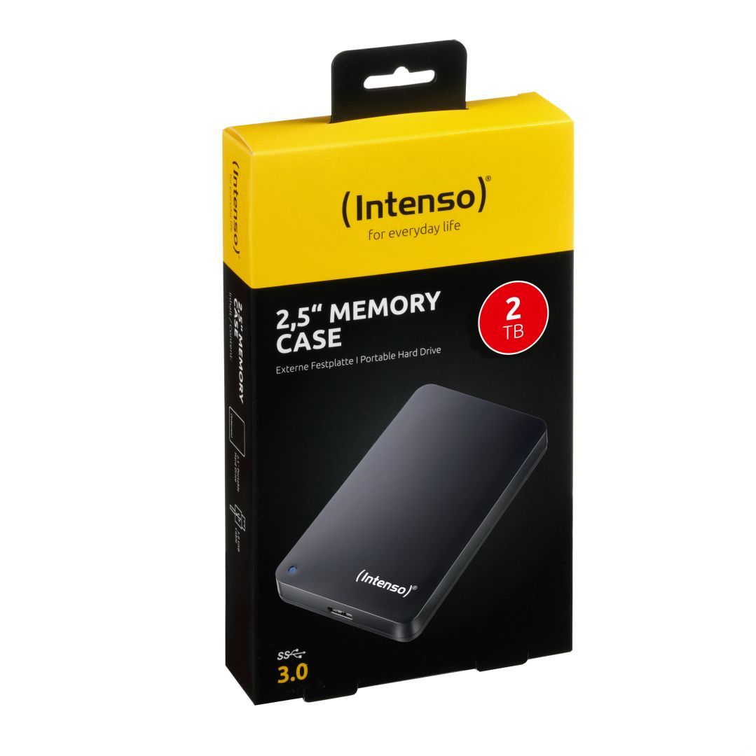 Intenso 2TB 2,5" USB3.2 Memory Case Black