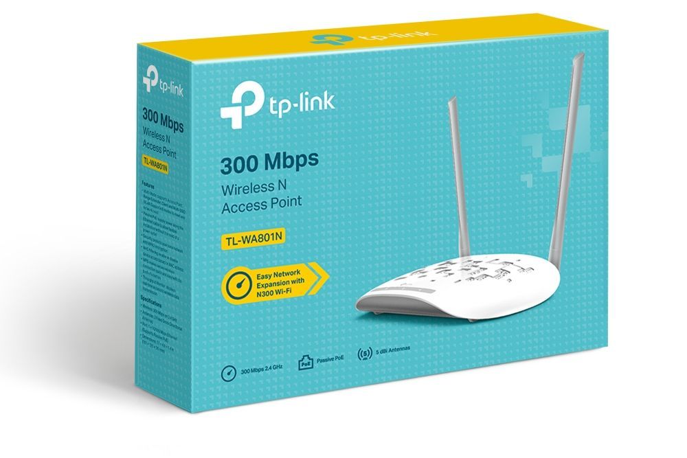 TP-Link TL-WA801N 300Mbps Wireless N Access Point White