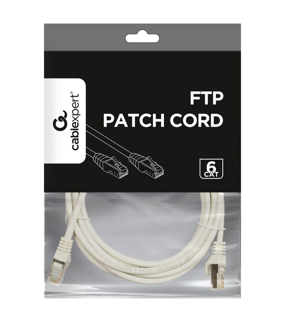 Gembird CAT6 S-FTP Patch Cable 5m Grey