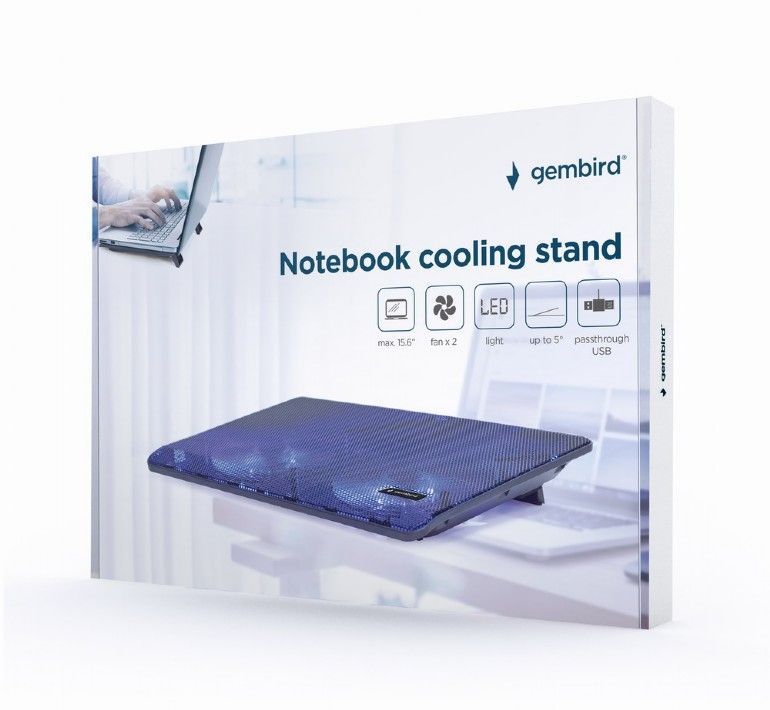 Gembird NBS-2F15-05 LED Notebook Cooling Stand