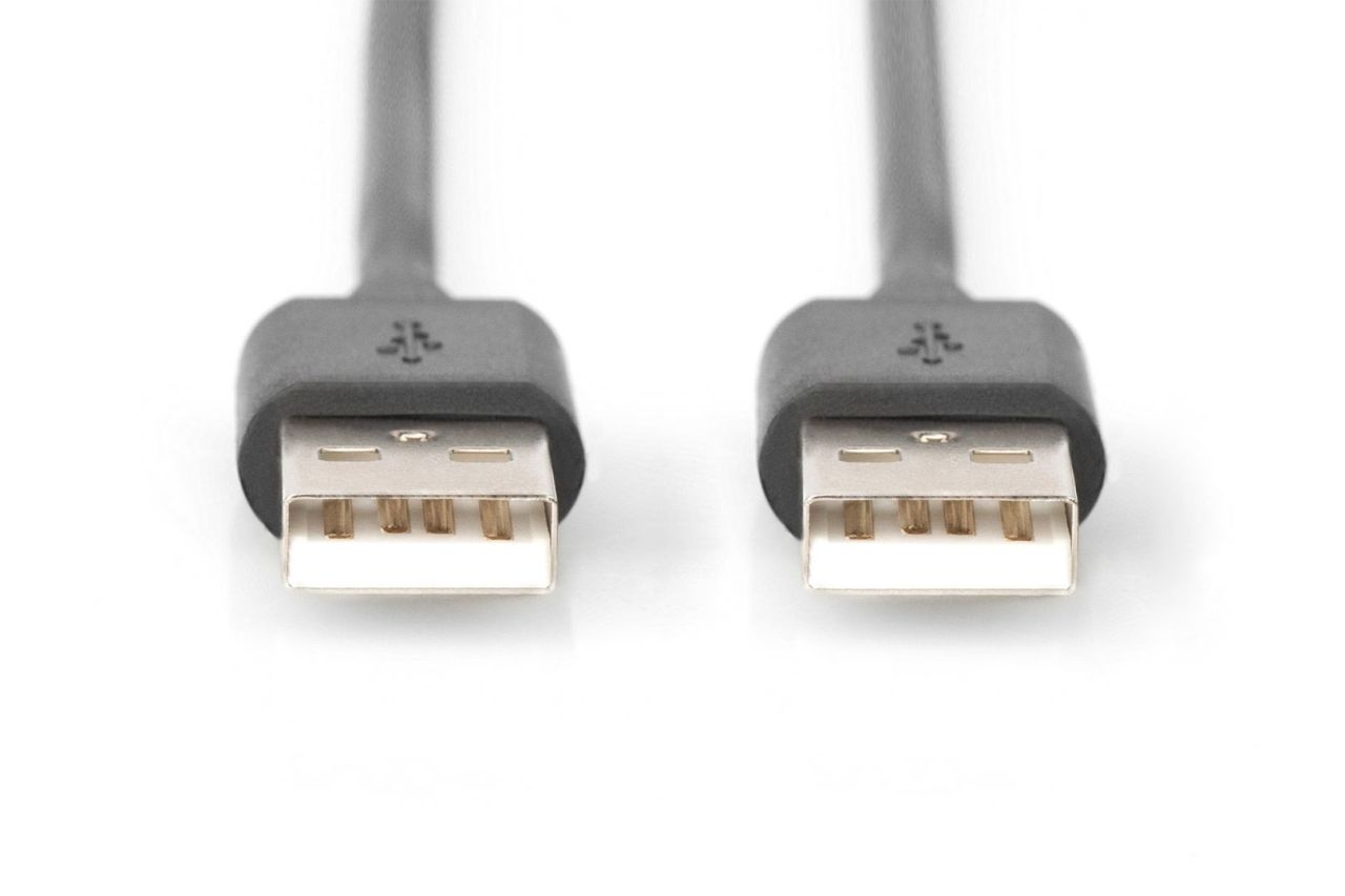 Assmann USB 2.0 connection cable, type A 1m Black