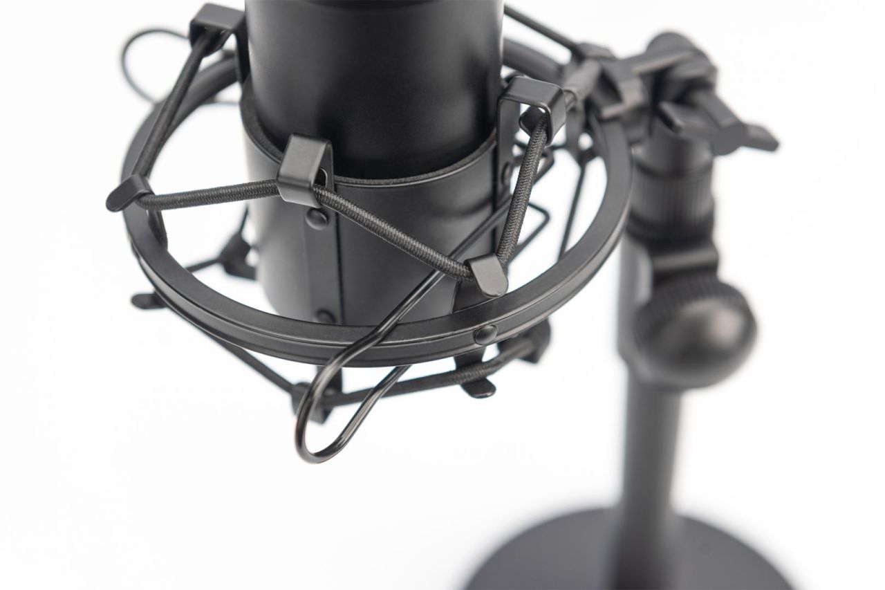 Digitus DA-20300 USB Condenser Microphone Studio Black