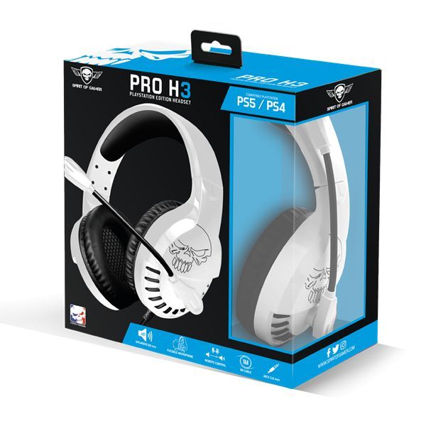 Spirit Of Gamer PRO-H3 PS4/PS5 Headset White