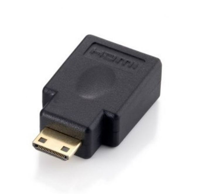 EQuip miniHDMI to HDMI Adapter Black