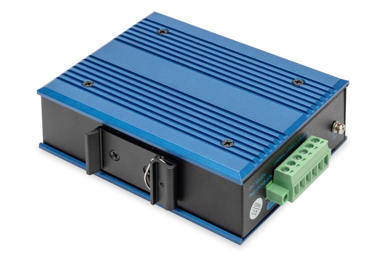 Digitus DN-651135 4 Port Gigabit Ethernet Network PoE Switch Industrial Unmanaged 1 SFP Uplink