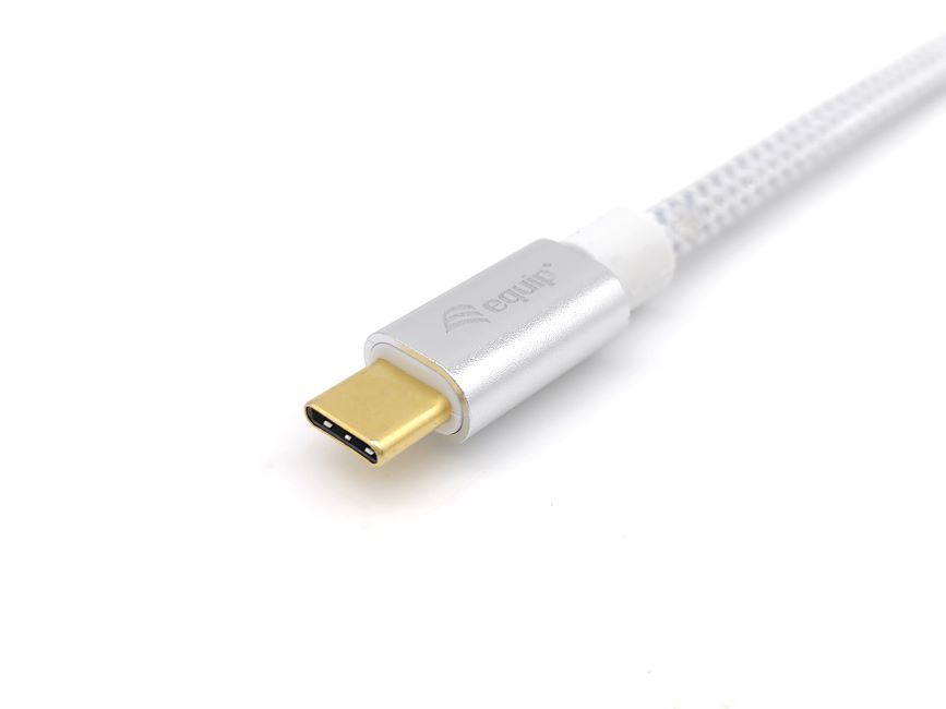 EQuip USB-C 3.2 Gen2 to USB-C 100W cable 0,5m White