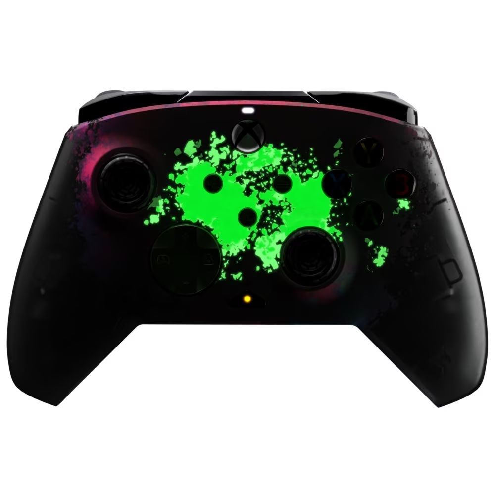 PDP Rematch Glow Adevanced USB Gamepad Space Dust Glow in the Dark